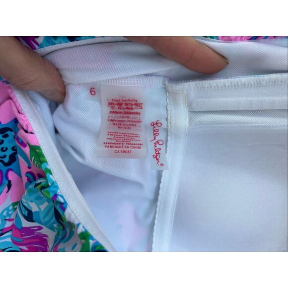 NWOT LILLY PULITZER Sz 6 RUBYANN SWIMSUIT *PARADISE PETALS*, $158 B14 - Picture 9 of 9